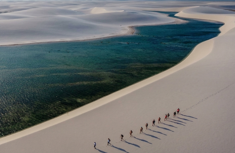 Trekking nas Dunas dos Lençóis 